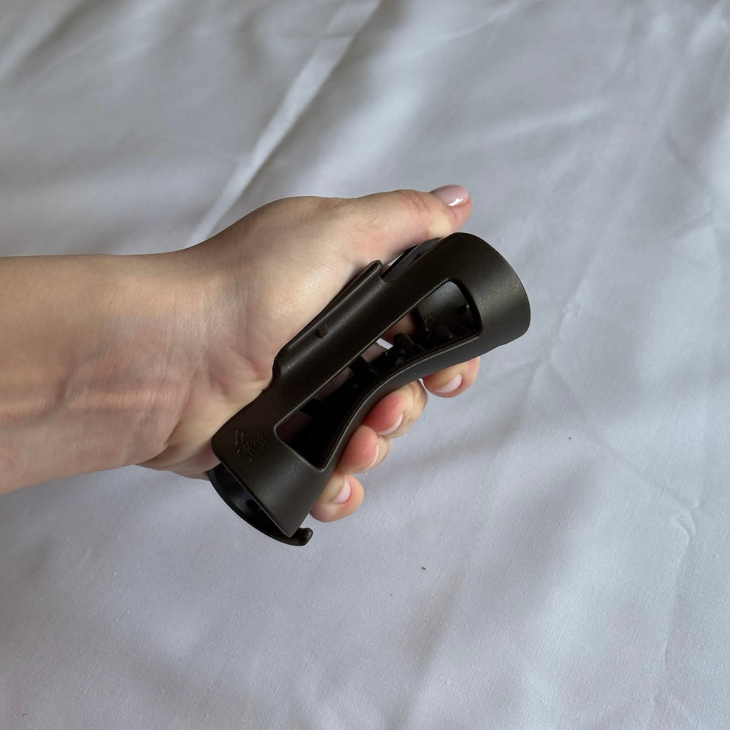 Silvi Hair Claw Clip – Coffee Bean
